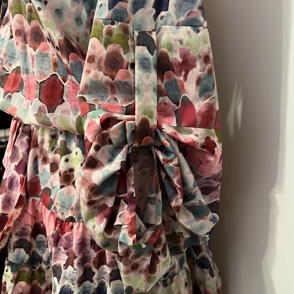 ALEXIS ABSTRACT COLOR MAXI DRESS SIZE 6 - Picture 5 of 12